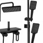 Змішувач для ванної кімнати Shower Set AND YLN16001H • Душова система з верхнім душем, ручною лійкою та стійкою