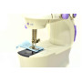Швейна міні машинка Mini Sewing Machine SM-202A 4 в 1 портативна домашня машинка для шиття від мережі / батарей / педалі
