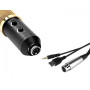 Конденсаторний студійний мікрофон VGS M-800U PRO-MIC зі стійкою та вітрозахистом