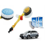 Вращающаяся насадка - щетка для шланга Water Blast Cleaner Roto Brush высокого давления с резервуаром для моющего средства