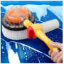 Вращающаяся насадка - щетка для шланга Water Blast Cleaner Roto Brush высокого давления с резервуаром для моющего средства
