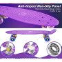 Пенні борд Penny board Дитяча скейт дошка з підсвіткою колес Fish Skateboards