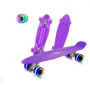 Пенні борд Penny board Дитяча скейт дошка з підсвіткою колес Fish Skateboards