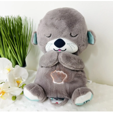 Плюшева іграшка - нічник Видрочка Soothe Snuggle Otter · Іграшка для дитини Казкові сни з музикою, підсвічуванням, диханням