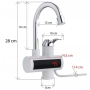 Водонагрівач WATER HEATER RX-002 • Проточний електричний водонагрівач з ЖК-дисплеєм для кухні ванної та гаража