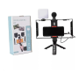 Комплект для влогінгу Video Making Kit AY49X для смартфона • Набір для блогінгу AY49X для смартфона з мікрофоном та світлом