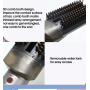 Расческа-фен Hair Steam Brush INFRARED+SPRAY HOTairCOMB 3в1 ∙ Випрямляч і фен Hair Steam Brush для волосся