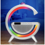 Настільна смарт-лампа-нічник 3 в 1 RGB G2388 з бездротовою зарядкою ∙ Багатофункціональний нічник Bluetooth колонка RGB 2388