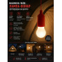 Фонарь-лампочка BAILONG BL-15418 • Подвесной LED-фонарь BAILONG BL-15418 на шнурке и 3 батарейках AAA для дома и кемпинга
