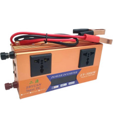 Перетворювач напруги LCD SMART 3000W 12V/24V у 220V • Автомобільний інвертор з дисплеєм для дому, авто та резервного живлення