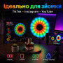 Світлодіодна LED лампа MJ-261 кільцева RGB 26 см з USB підключенням