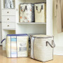 Органайзер – мішок для зберігання Classic Clothes Storage · Складаний кошик для білизни та одягу з кришкою та ручками