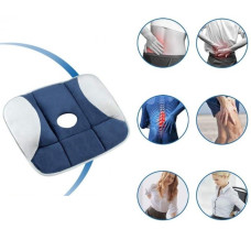 Ортопедична подушка для сидіння WOW Pure Posture Memory Foam Сидіння ортопедичне на стілець / автокрісло для розвантаження хребта