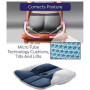 Ортопедична подушка для сидіння WOW Pure Posture Memory Foam Сидіння ортопедичне на стілець / автокрісло для розвантаження хребта