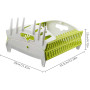 Органайзер – сушарка Collapsible Dish Rack ∙ Складна кухонна підставка для сушіння посуду