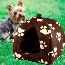 М'який будиночок для собак та котів Pet Hut ∙ Домашня будка для тварин, 40х35х35 см