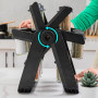 Карусель для спецій 360° Spice Rack на 18 баночок · Кухонний органайзер – спецівниця на підставці, що обертається.
