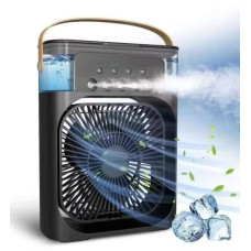 Настільний вентилятор з функцією зволожувача Air Cooler Fan Міні вентилятор - кондиціонер з відділенням для льоду