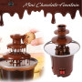 Шоколадний фонтан Фондю Mini Chocolate Fondue Fountain Домашня міні - фондюшниця