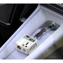 Автомобільний інвертор Car Power 150W 12V–220V • Перетворювач напруги від прикурювача 12V у 220V з 2 USB, Type-C PD та дисплеєм