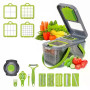 Овочерізка мультислайсер AND1536 Vegetable Cutter • Ручний подрібнювач для овочів, фруктів, салатів і домашньої нарізки