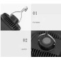 Подвесной LED-фонарь SSP-09/LY11A • Аккумуляторная кемпинговая лампа SSP-09/LY11A с USB Type-C, крючком и 2 режимами освещения
