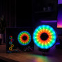Світлодіодна LED лампа MJ-321 кільцева RGB 35 см з USB підключенням