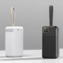 Портативний зарядний пристрій Power Bank QC-Q25 · Зовнішній акумулятор з ремінцем Повербанк 50000 mAh