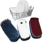 Набір щіток для миття та чистки Hudraulic Cleaning Brush універсальна кухонна чистяча, набір з 3 шт.