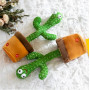 Музична іграшка Танцюючий співаючий кактус Dancing Cactus TikTok з підсвіткою і функцією повторення