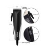 Професійна машинка для стрижки волосся від мережі VGR V-033 USB Pro, 9 Вт з насадками 3-12 мм і ножицями в комплекті