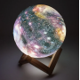 Настільний сенсорний світильник – нічник Місяць Magic 3D RGB Moon Light з пультом