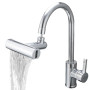 Водозберігальна насадка SHOWER HEAD на кухонний кран з широкою лійкою – розпилювачем та обертанням 360° · 4 режими струменя