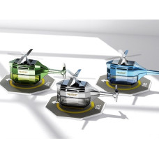 Автомобільний ароматизатор Вертоліт на сонячній батареї Drone Car Fragrance із обертанням 360°