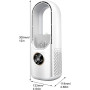 Вентилятор безлопастной с увлажнителем и подсветкой Smart Air Multiplier LY-939 • Настольный аккумуляторный вентилятор 3-в-1