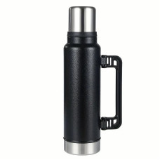 Кружка-термос Vacuum flask 970, 1400 мл · Термос nуристичний з чашкою з нержавіючої сталі