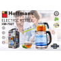 Електрочайник Hoffmans HM-7827 1800W • Скляний чайник із заварником 2,2 л + 0,5 л для швидких напоїв