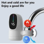 Водонагрівач WATER HEATER ZSW-D03 • Електрична насадка на кран з проточним водонагрівачем і LCD дисплеєм