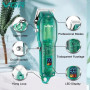 Професійна машинка для стрижки V-660 Professional Clipper Transparent Green • Акумуляторна машинка для волосся VGR V-660