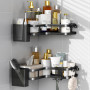 Кутові полиці для ванної Corner Shower Caddy ∙ Компактне та зручне зберігання аксесуарів Corner Shower Caddy