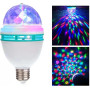 Диско лампа Ball RHD-15 LY 399 • Світлодіодна обертова диско-лампа Ball RHD-15 LY 399 E27 RGB для вечірок і свят