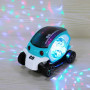 Машинка дитяча з LED підсвіткою та обертанням Toy AND CX-865 інтерактивна світна іграшкова машинка для дітей з прозорим корпусом