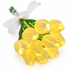 Ночник с тюльпанами KAR282 Flower Light • Декоративный LED светильник KAR282 букет тюльпанов на батарейках с теплым светом