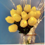 Нічник з тюльпанами KAR282 Flower Light • Декоративний LED світильник KAR282 букет тюльпанів на батарейках з теплим світлом