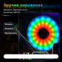 Світлодіодна LED лампа MJ-451 кільцева RGB 45 см зі і пультом керування