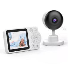 Відеоняня C3 з екраном 2,8″ • Цифрова відеоняня C3 з IPC-камерою, нічним баченням, двостороннім зв’язком і датчиками мікроклімату