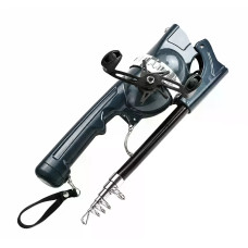 Вудка AND5979 133 см з котушкою • Складна рибальська вудка Fishing Rod 133 см для аматорської риболовлі, поїздок і відпочинку