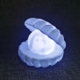 Нічник Мушля з перлиною Perl Light · LED світильник настільний бездротовий з USB зарядкою
