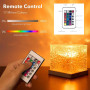 Настільний світильник RGB з проекцією хвилі · Світлодіодний USB нічник Ефект Води з пультом ДУ