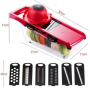 Овочерізка - мультислайсер Mandoline Slicer 6 in 1 · Тертка – шатківниця для овочів та фруктів з контейнером